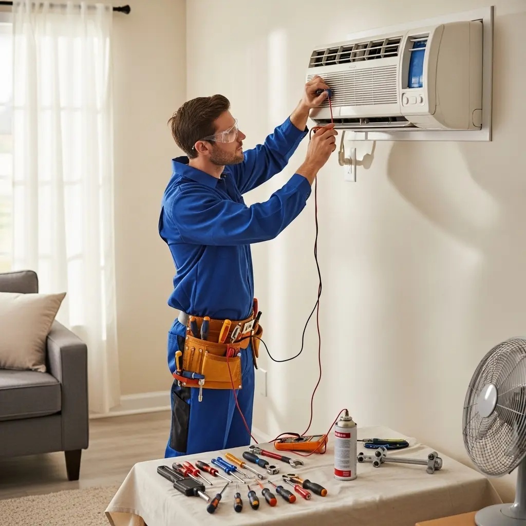 Selendi Amana Amana klima gaz dolumu ve bakım – Enerji verimliliği artırıldı. - Teknik servis örneği